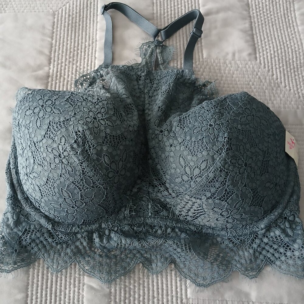 Victoria's Secret Pink lace covered push up bra Size S